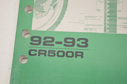 OEM Honda 61ML301 CR500R'94 Service Manual NOS