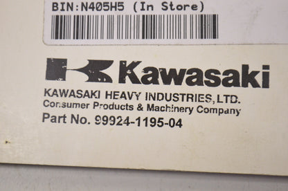 OEM Kawasaki 99924-1195-04 Service Manual JH1100A