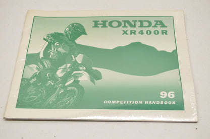 New OEM Honda Competition Handbook 96 XR400R NOS