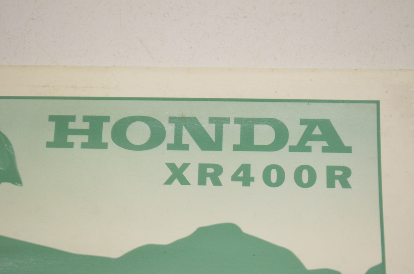 New OEM Honda Competition Handbook 96 XR400R NOS