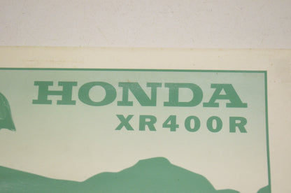 New OEM Honda Competition Handbook 96 XR400R NOS