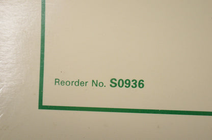 New OEM Honda Competition Handbook 96 XR400R NOS
