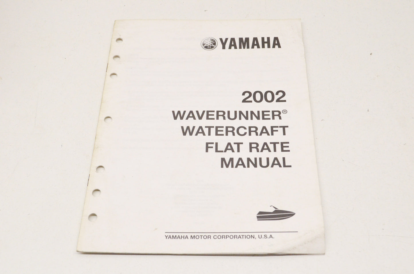 OEM Yamaha LIT-18750-10-02 WAVERUNNER/WC FLAT R Service Manual