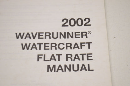 OEM Yamaha LIT-18750-10-02 WAVERUNNER/WC FLAT R Service Manual