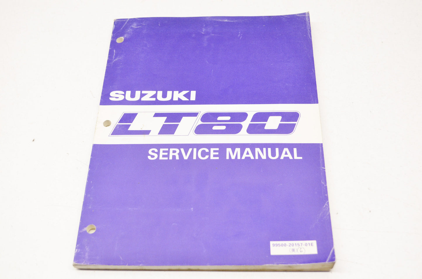 OEM Suzuki 99500-20157-01E Service Manual LT80 1987-2006
