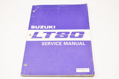 OEM Suzuki 99500-20157-01E Service Manual LT80 1987-2006