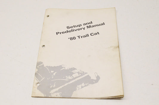 OEM Arctic Cat 0185-163 Setup & Predelivery Manual 80 Trail Cat
