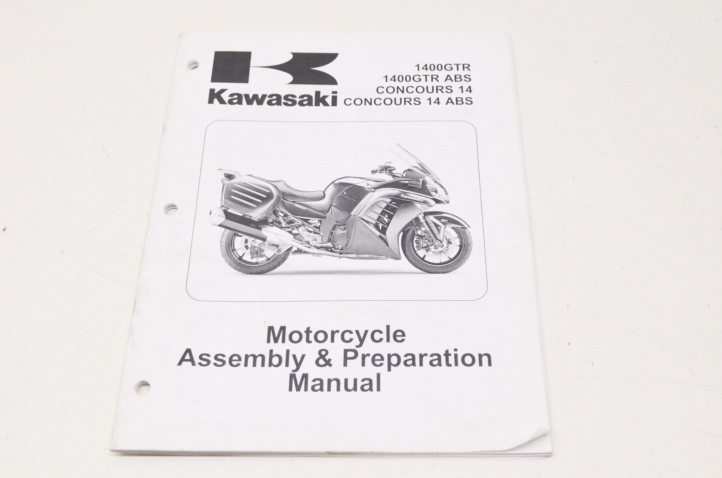 OEM Kawasaki 99931-1513-01 Assembly & Preparation Manual ZG1400C