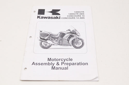 OEM Kawasaki 99931-1513-01 Assembly & Preparation Manual ZG1400C