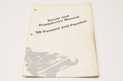 OEM Arctic Cat 0185-164 Setup & Predelivery Manual 80 Pantera & Panther