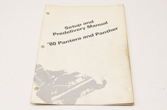 OEM Arctic Cat 0185-164 Setup & Predelivery Manual 80 Pantera & Panther