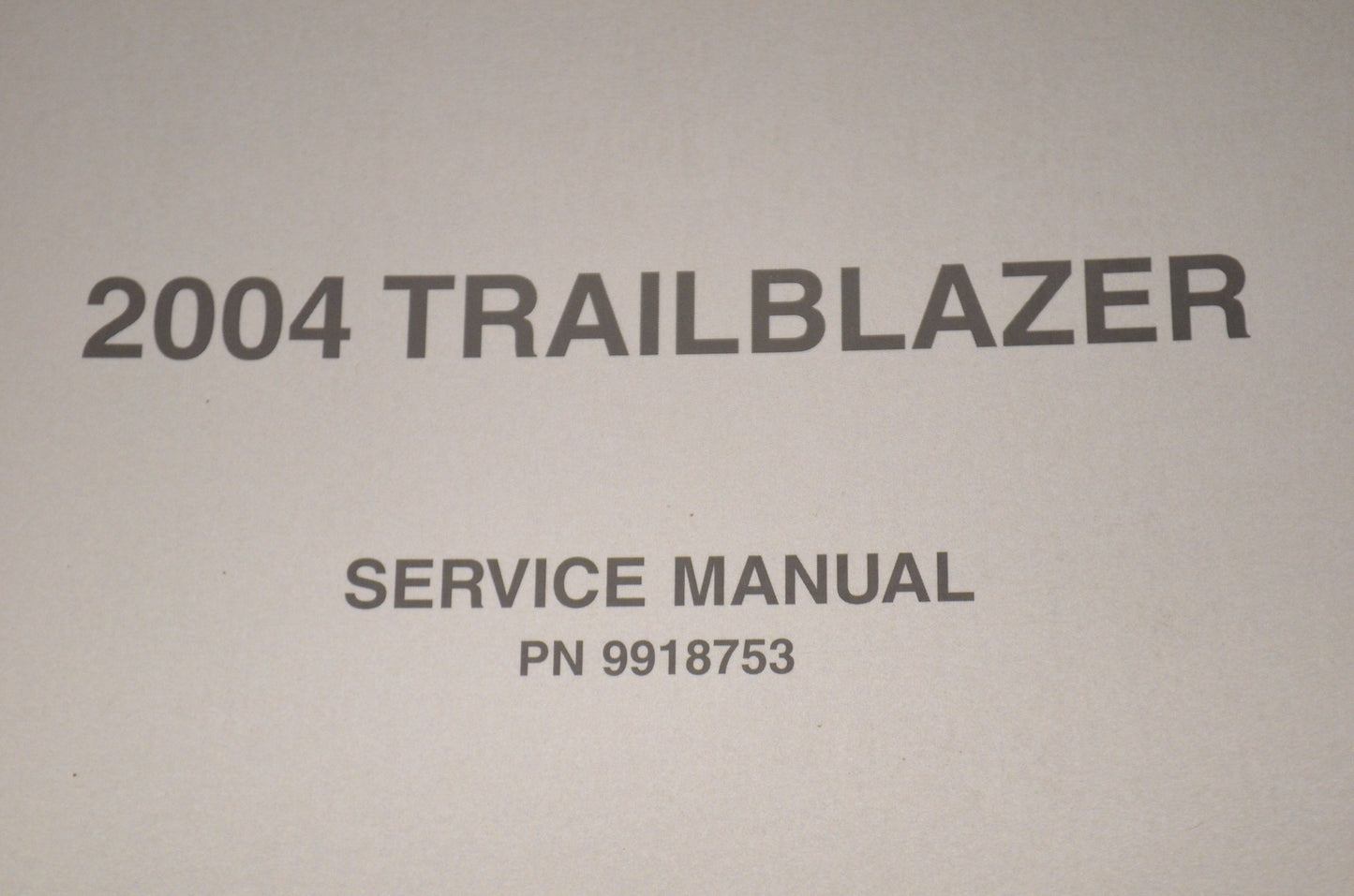 OEM Polaris 9918753 Service Manual 06 Trail Blazer