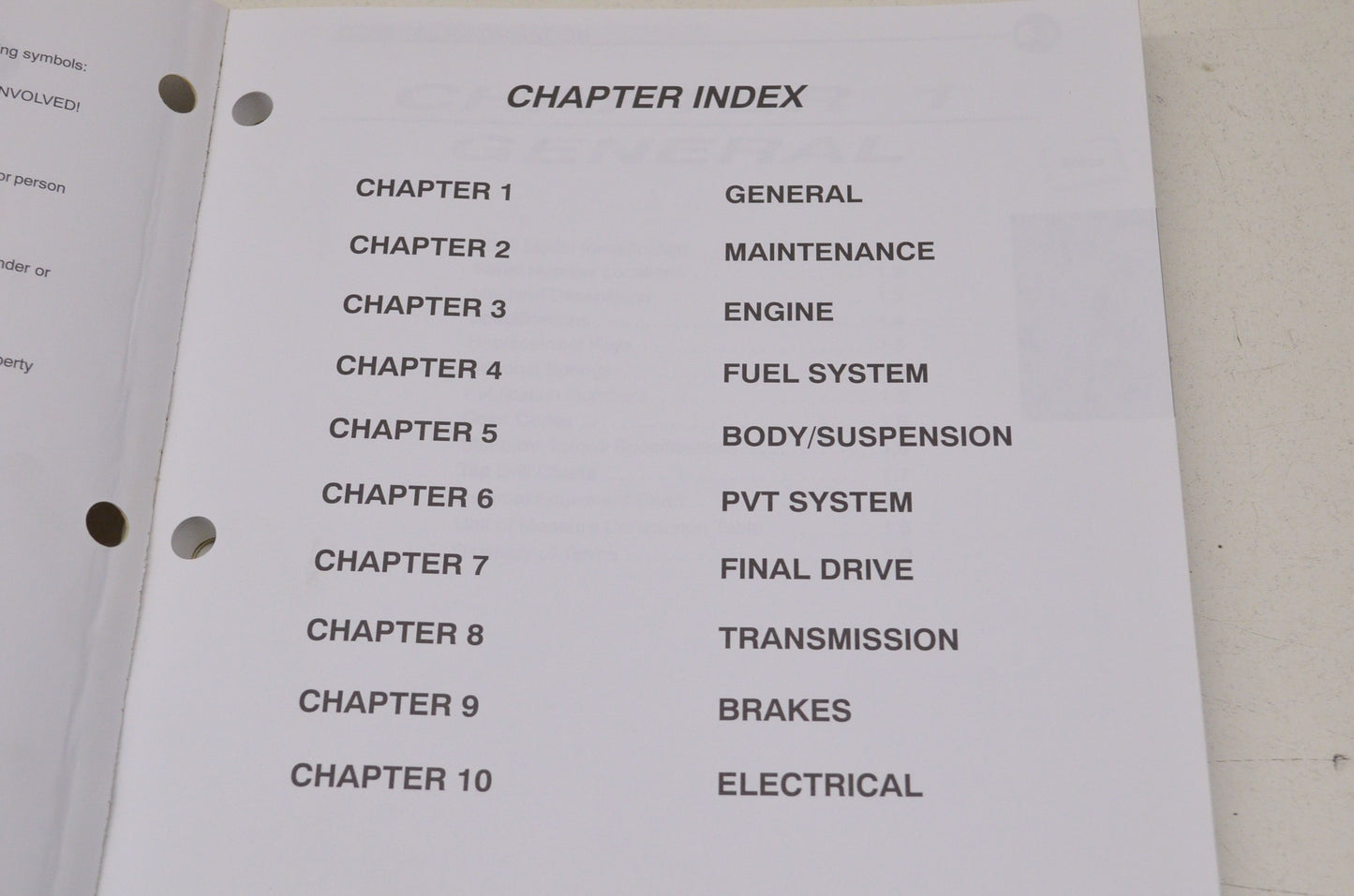 OEM Polaris 9918753 Service Manual 06 Trail Blazer
