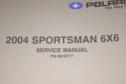 OEM Polaris 9918777 Service Manual 06 Sportsman 6X6