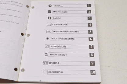 OEM Polaris 9918777 Service Manual 06 Sportsman 6X6