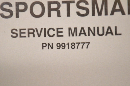 OEM Polaris 9918777 Service Manual 06 Sportsman 6X6