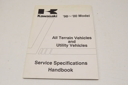 OEM Kawasaki Service Specifications Handbook 98-00