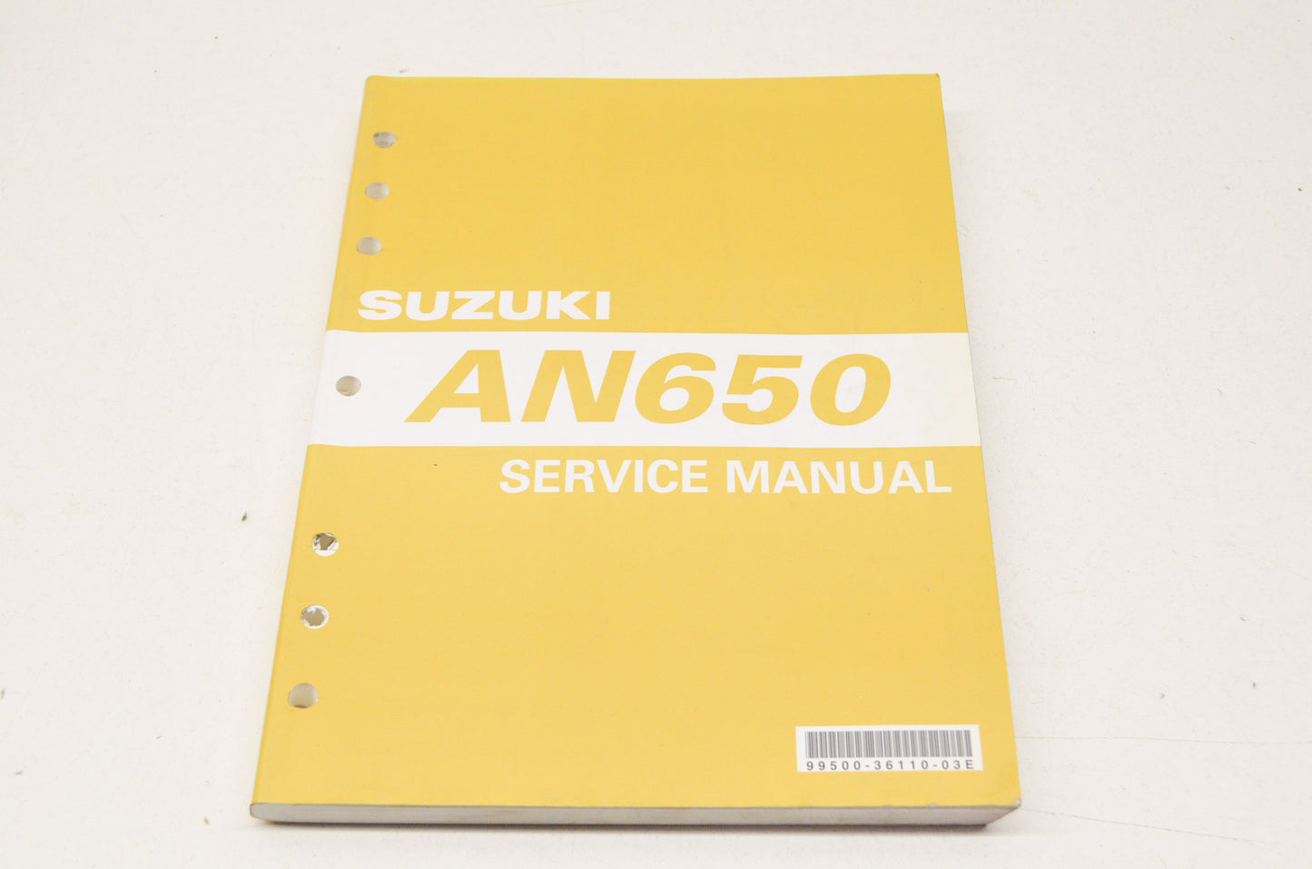 OEM Suzuki 99500-36110-03E Service Manual AN650/A 2003-20