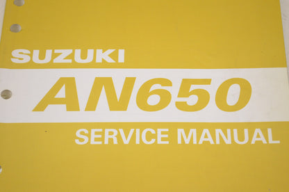 OEM Suzuki 99500-36110-03E Service Manual AN650/A 2003-20