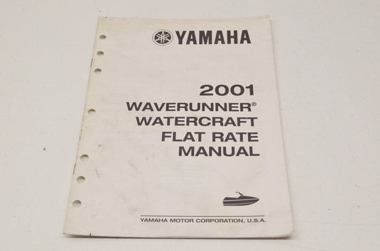 OEM Yamaha LIT-18750-10-01 W/V FLAT RATE 2001 Service Manual