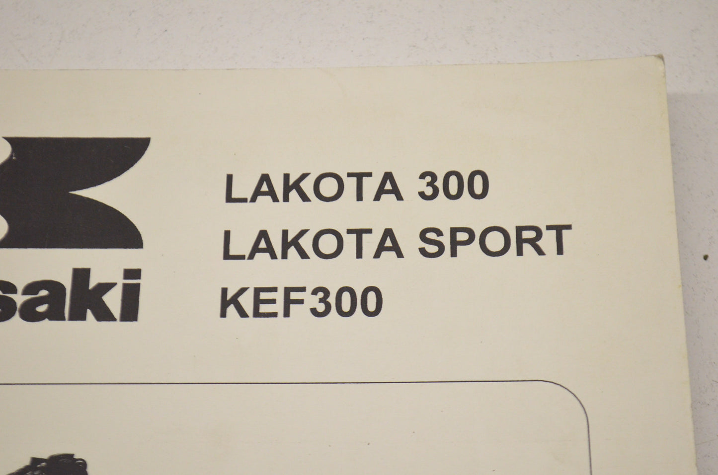 OEM Kawasaki 99924-1187-06 Service Manual KEF300B
