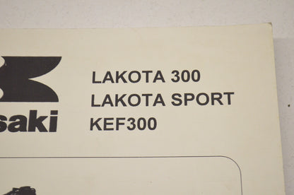 OEM Kawasaki 99924-1187-06 Service Manual KEF300B