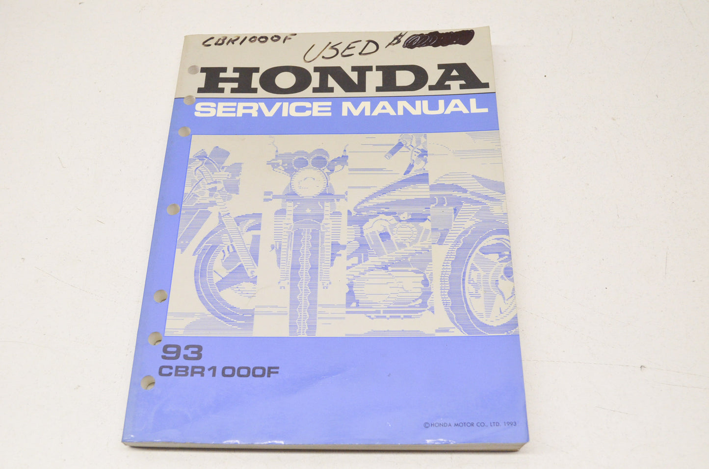 OEM Honda 61MZ200 Service Manual CBR1000F'95
