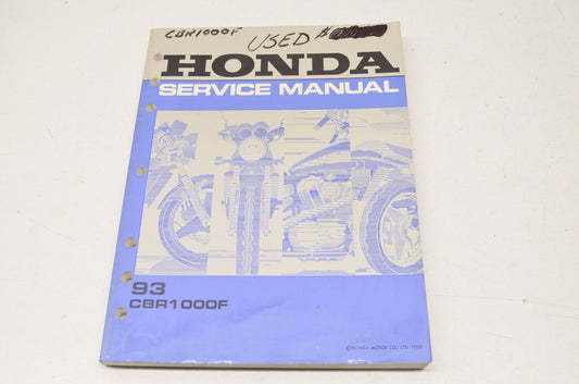OEM Honda 61MZ200 Service Manual CBR1000F'95