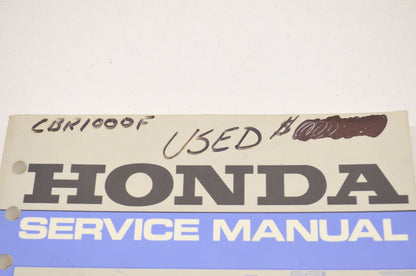 OEM Honda 61MZ200 Service Manual CBR1000F'95