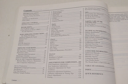 OEM Honda Owner's Manual & Competition Handbook 07 CRF250X