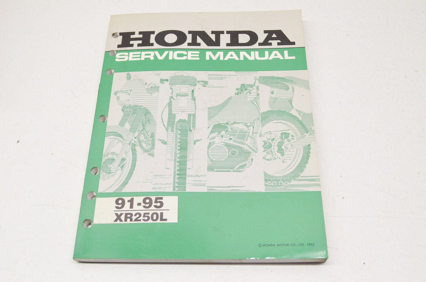 OEM Honda 61KV604 XR250L'95 Service Manual