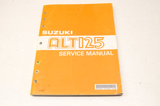 OEM Suzuki 99500-41022-03E Service Manual ALT125 1983-86