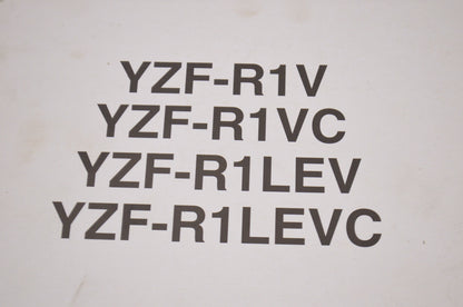 OEM Yamaha LIT-11616-19-75 Service Manual Supplement YZFR1V(C) LEV(C)
