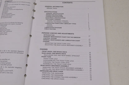 OEM Yamaha LIT-11616-19-75 Service Manual Supplement YZFR1V(C) LEV(C)