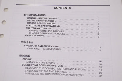 OEM Yamaha LIT-11616-18-43 FZ6ST(C) Service Manual Supplement