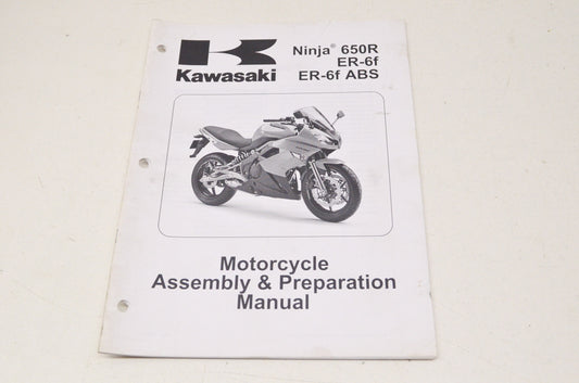 OEM Kawasaki 99931-1507-01 Assembly & Preparation Manual EX650C