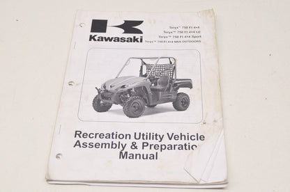 OEM Kawasaki 99931-1509-01 Assembly & Preparation Manual KRF750G/J/K/L/M