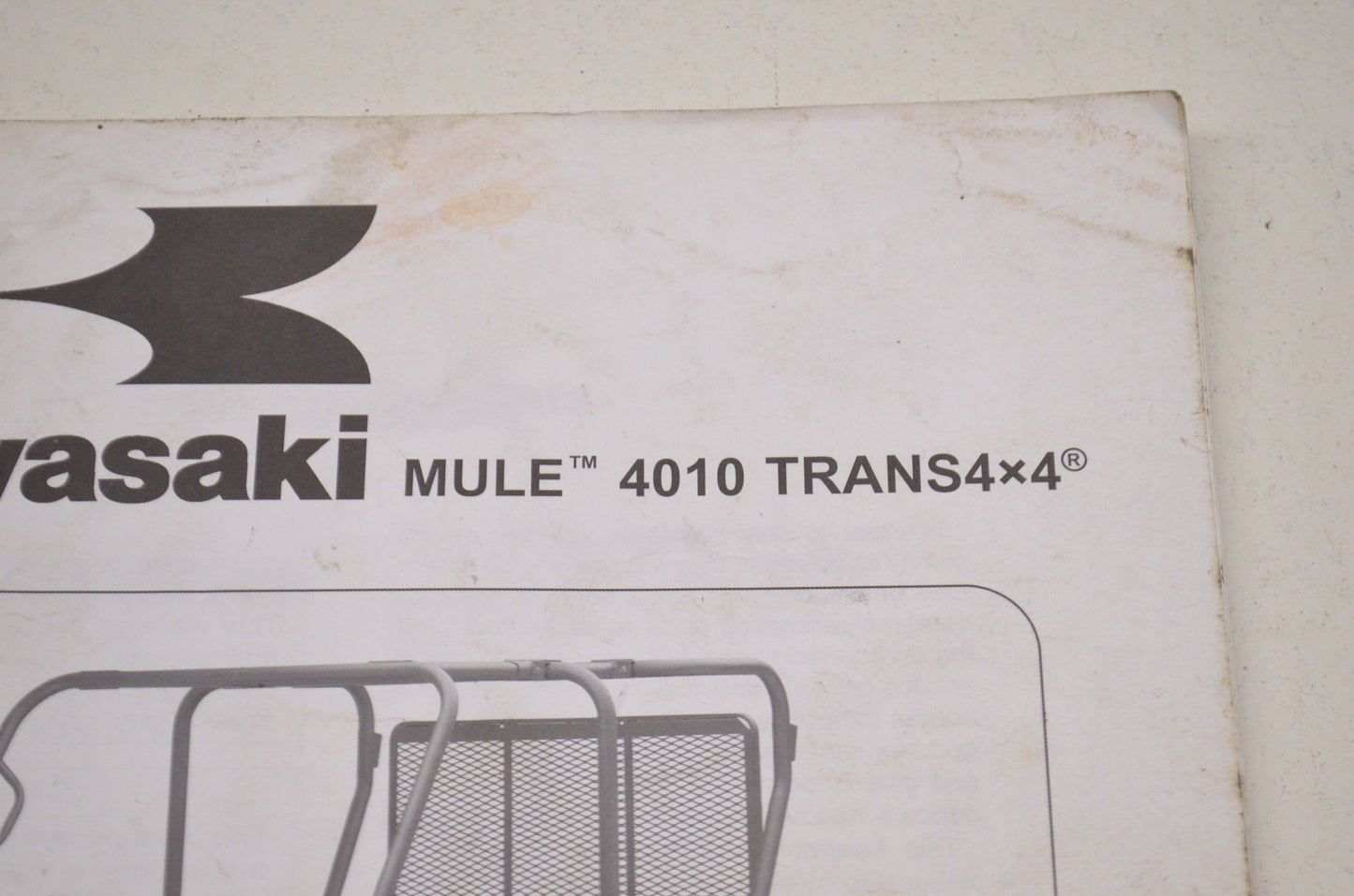 OEM Kawasaki 99931-1495-01 Assembly & Preparation Manual KAF620R/S