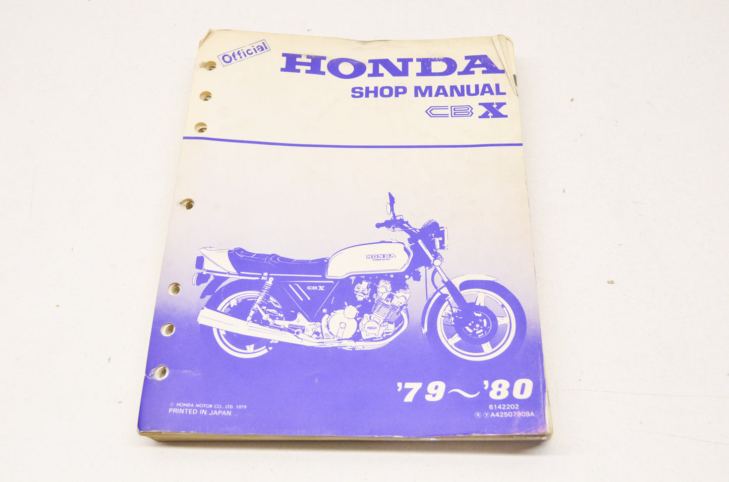OEM Honda Shop Manual 79-80 CBX