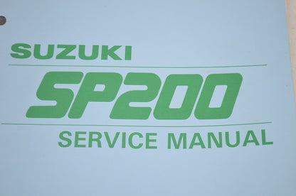 OEM Suzuki 99500-41072-03E DR/SP200 1986-8 Serv. Manual