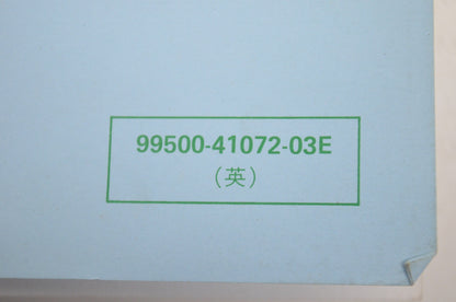 OEM Suzuki 99500-41072-03E DR/SP200 1986-8 Serv. Manual