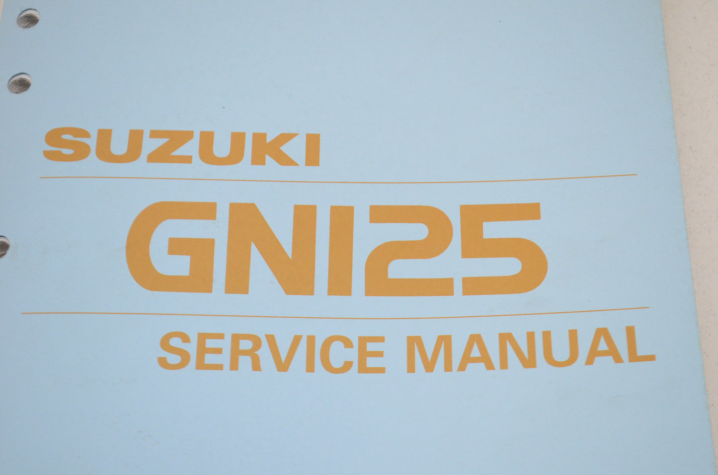OEM Suzuki 99500-31007-03E Service Manual GN125 1982-98