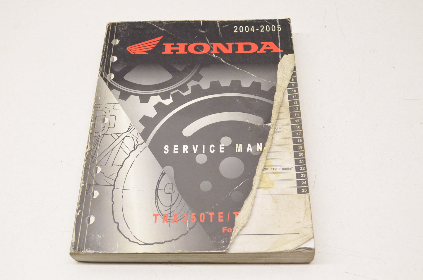OEM Honda 61HN451 Service Manual 04-05 TRX350TE/TM/FE/FM