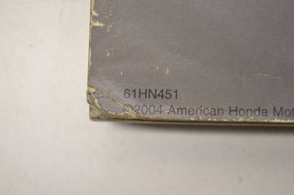OEM Honda 61HN451 Service Manual 04-05 TRX350TE/TM/FE/FM