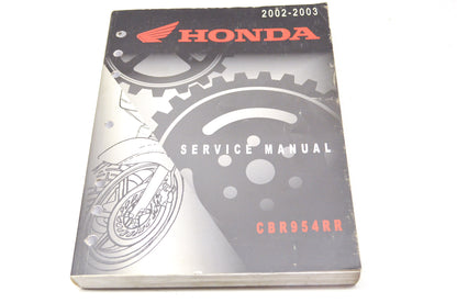 OEM Honda 61MCJ31 Service Manual CBR954RR 02-03