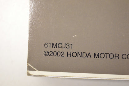 OEM Honda 61MCJ31 Service Manual CBR954RR 02-03