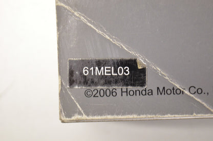 OEM Honda 61MEL03 Service Manual CBR1000RR 4-07