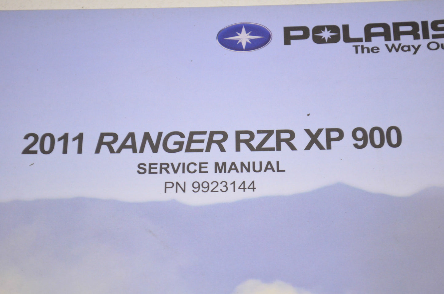 OEM Polaris 9923144 Service Manual 11-12 RZR XP / RZR XP 4
