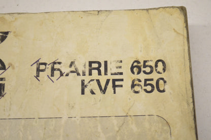 OEM Kawasaki 99924-1261-01 Service Manual KVF650A/B