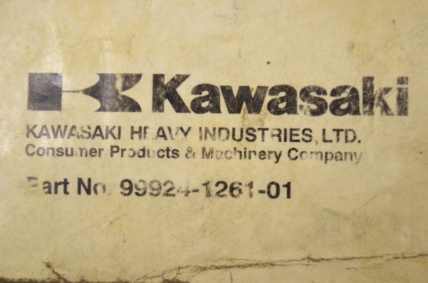 OEM Kawasaki 99924-1261-01 Service Manual KVF650A/B
